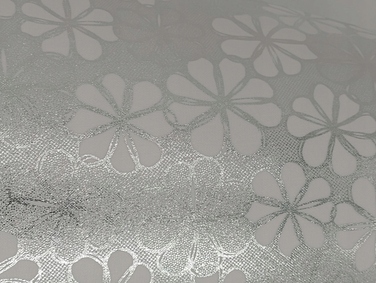 Сенсорна настільна нічна лампа з LED-абжуром, срібляста