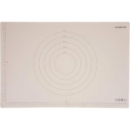 Wundermix - WunderMat® Baking Mat for Baking (60x40cm) • Silicone Baking Mat • Silicone Dough Mat with Markings • Non-Slip Baking Mat • Non-Stick Dough Mat