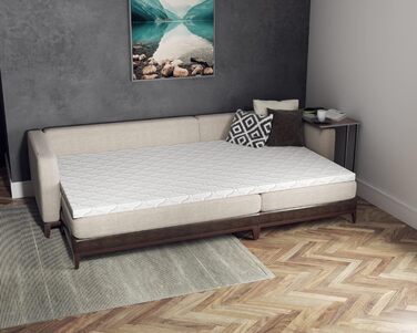 POKAR Mattress Topper, Mattress Topper, Mattress Pad, Mattress Protector for Mattress, Washable and Suitable for Allergy Sufferers, 140 x 190 cm