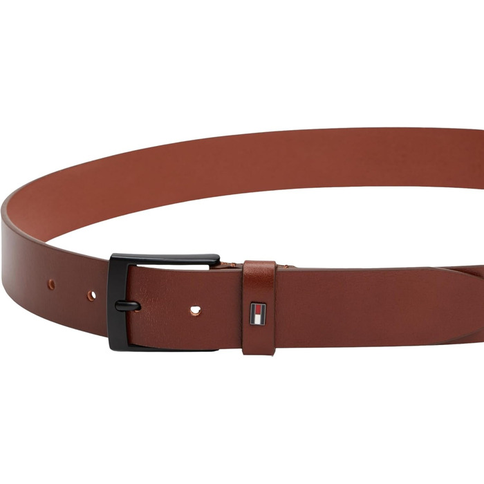 Чоловічий шкіряний ремінь Tommy Hilfiger (120 см, Колір: Когняк)