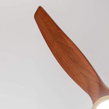 Стельовий вентилятор Cecotec EnergySilence Aero 5275 DarkWood з LED підсвічуванням та пультом, 40W, 52