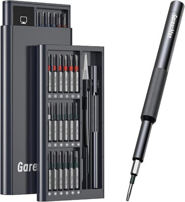 Електрична викрутка 36 в 1 Mini Electric Screwdriver set, акумуляторний набір з бітами H4, H6.3, 4 моменти, 1500mAh, інструмент для ремонту телефонів, окулярів, годинників, ноутбуків