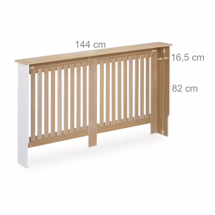 Relaxdays Radiator Cover with Slats
