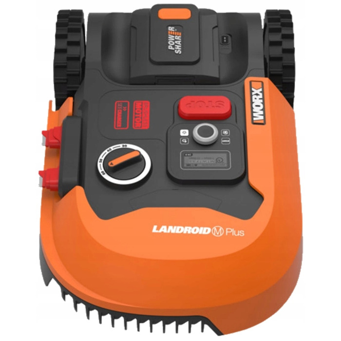 Робот-газонокосарка Worx LANDROID M600 Plus WR166E для площі до 600 м² + Гараж WA0810