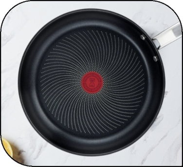Набір сковорідок Tefal Intuition, 4 предмети, сріблясті, з антипригарним покриттям, 20/24/26/28 см