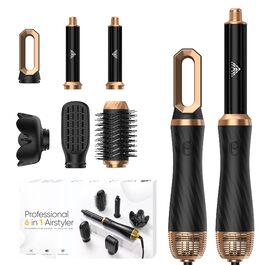 Набір для укладки волосся 6 в 1 Airstyler: фен-щітка, локони, об'єм, випрямлення