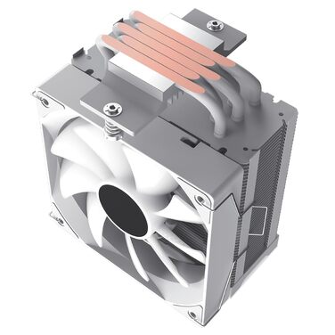 Кулер CPU GAMEMAX SIGMA 550 Infinity Weiß: 220W, 5 Heatpipes, ARGB PWM 120mm, LGA1851/1700/AM5/AM4