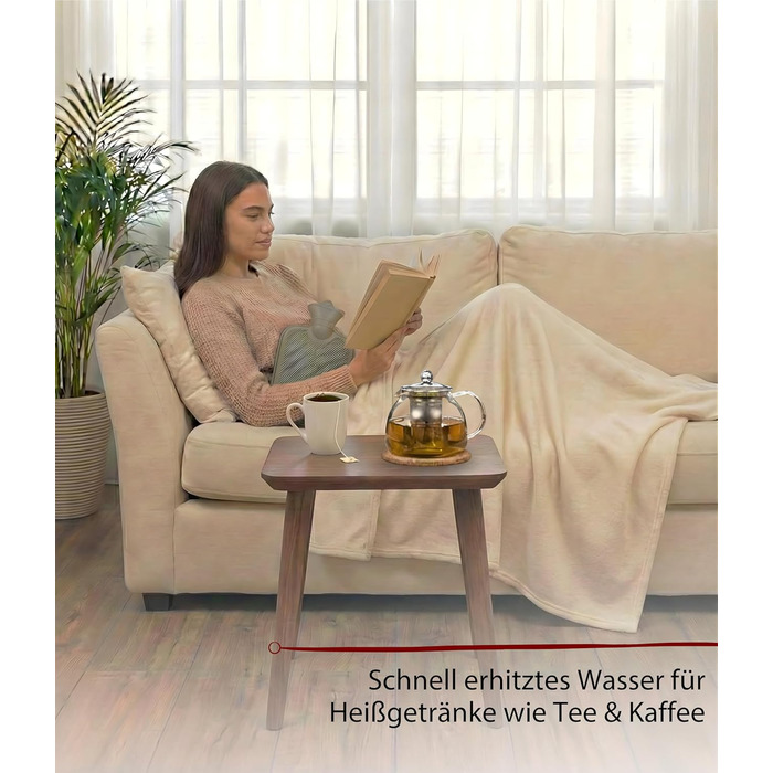 Електричний чайник Cloer 4511 з нержавіючої сталі, 2200 Вт, білий, 1 літр