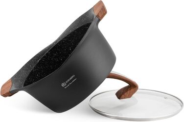 Набір каструль та сковорідок Edenberg EB-9184: 15 предметів з антипригарним покриттям, індукційні | Набір посуду, каструлі, сковороди