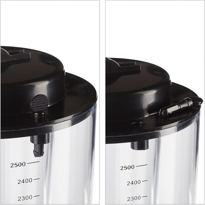 Таверна для пива Relaxdays 2.5 л з краном та охолодженням, диспенсер для напоїв, прозорий/чорний, для саду та дому