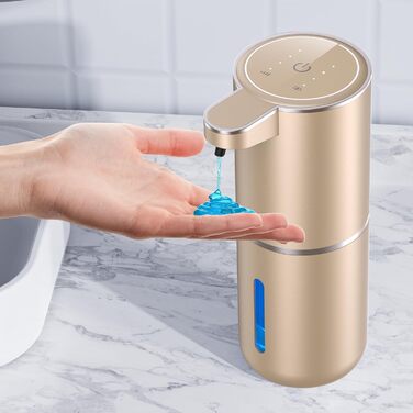 Автоматичний дозатор мила Amyzavls, 380 мл, USB, інфрачервоний сенсор, для ванної, кухні, офісу