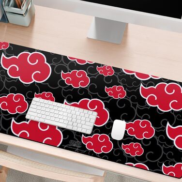 Килимок для миші та клавіатури Head Case Designs Naruto Shippuden Akatsuki 95x40 см - XL ігровий килимок