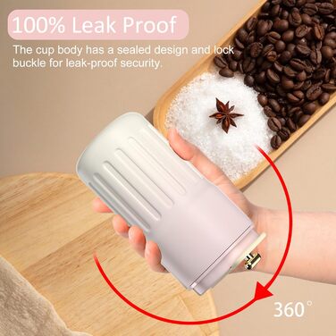 Термокружка для кави HomeAlexa з цифровим дисплеєм, 410 мл, нержавіюча сталь 316, ізольована, з кришкою, не протікає