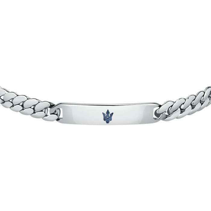 Браслет чоловічий Maserati Jewels з нержавіючої сталі синій JM222AVD05
