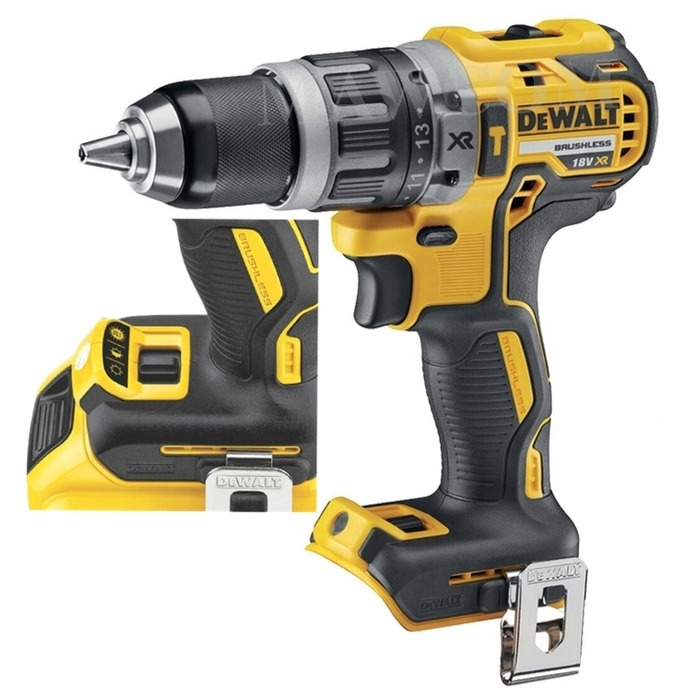 Дриль-викрутка з ударом DeWalt DCD796N 18V 70Nm, безщітковий двигун