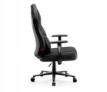 Ігрове крісло Diablo Chairs X-Gamer 2.0, тканина, чорне
