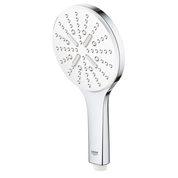 Душова лійка Grohe Rainshower кругла, біла, 3-функціональна