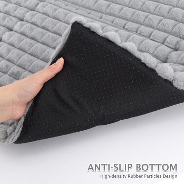 М'яке ортопедичне ліжко для собак BVAGSS, 60x45 см, сірого кольору. Зручна, миюча, з неслизьким дном. Підходить для собак маленьких, середніх та великих порід.