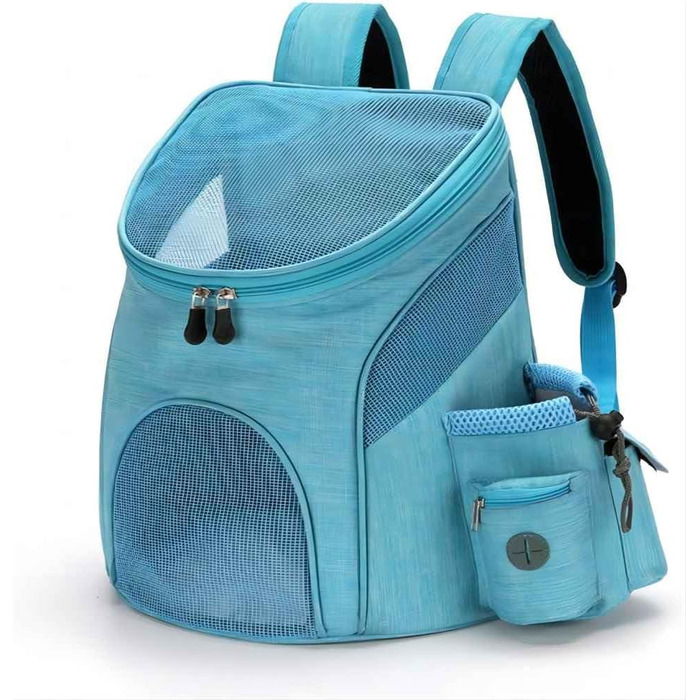 Чемодан для собак FUNAT, переноска для тварин, рюкзак для собак до 3 кг, для подорожей/походів/кемпінгу, блакитний