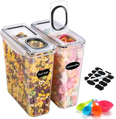 Набір контейнерів для зберігання YASHE 6 шт., 3.7L, герметичні, BPA-free, для кухні