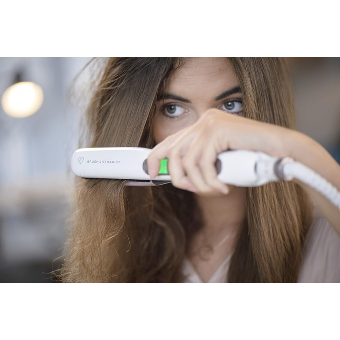 Rowenta Premium Care Brush & Straight SF7510F0: Випрямляч-щітка з кератино-кашеміровим покриттям та іонізацією