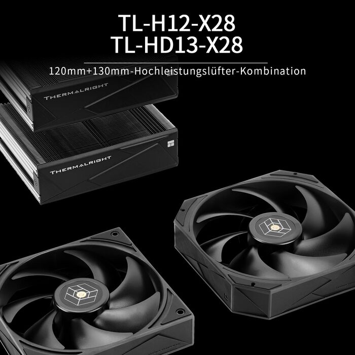 Охолоджувач процесора Thermalright Royal Pretor 130: 6 heatpipes, сумісний з Intel LGA115X/1200/2011/1700/1851 та AM4/AM5