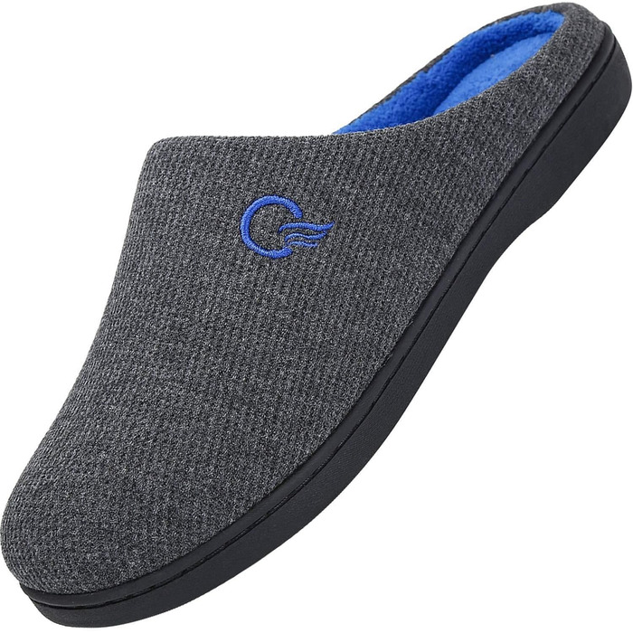 Тапочки Mishansha для дому чоловічі та жіночі зимові, з піною Memory Foam, розмір 36-47, сірі