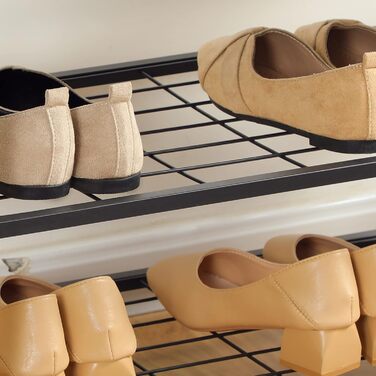 HOOBRO Coat Rack, Wardrobe Rack, Shoe Shelf with Seating, Clothes Rack with 9 Hooks, Bench, Clothes Rail, 182 cm High, Entrance Hall, Living Room, Metal Frame, Vintage Brown-Black EBF13MT01