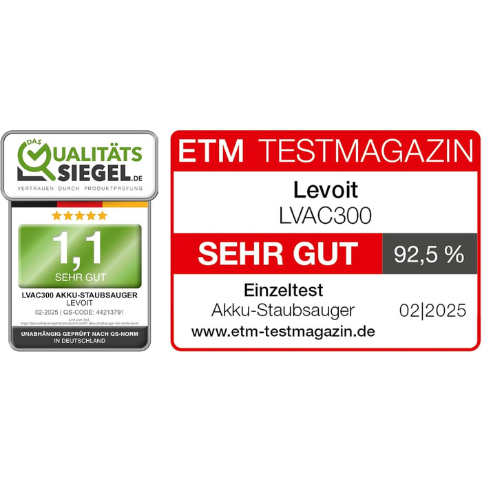 Бездротовий пилосос Levoit LVAC-200 - 4-в-1, для дому та авто, 75 м², фільтрація 99,9%, видалення шерсті тварин
