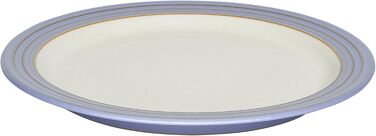 Denby FNT-003 Heritage Fountain Dinner Plate, Stoneware, Salad Plate