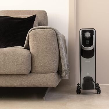 Масляний радіатор Cecotec ReadyWarm 11000 Space 360º Black - 2500 Вт, 11 секцій, 3 режими, 28 м², 66.7 x 35.8 x 15.6 см