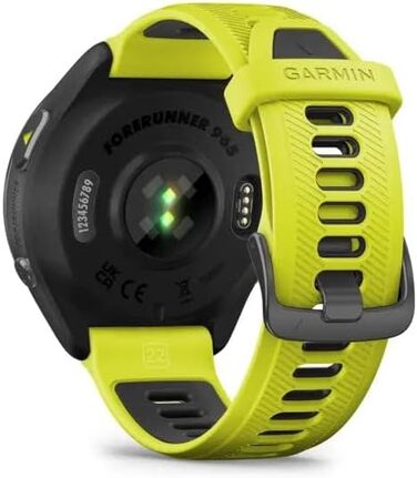 Розумний годинник Garmin Forerunner 965 Unisex Чорний/Жовтий, Стандартний