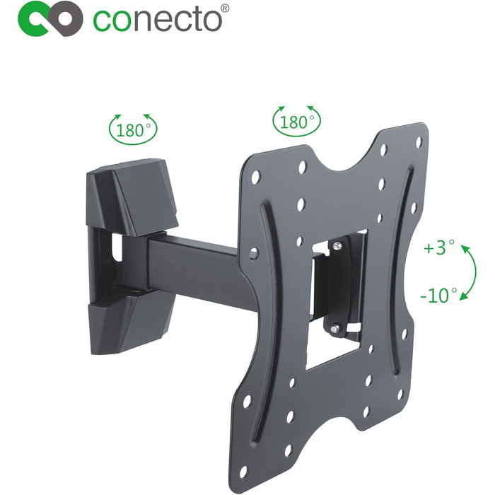 Кріплення для телевізора Conecto Wandhalterung SA-CC50254-V2 (23-42 дюйми, VESA 200x200, настінний кріплення, білий)