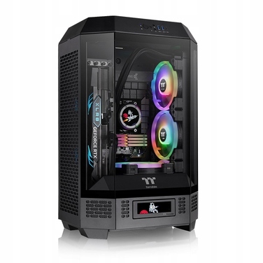Корпус Thermaltake The Tower 300 TG Micro Tower, чорний