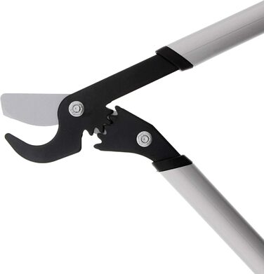 Fiskars PowerGear X Bypass Pruning Shears for Fresh Wood, Non-Stick Coated, Hardened Precision Steel, Length: 80 cm, Black/Orange, LX98-L, 1020188