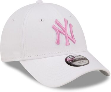 Дитяча кепка New Era New York Yankees MLB League Essential Pink 9Forty (6-12 років, білий/рожевий)
