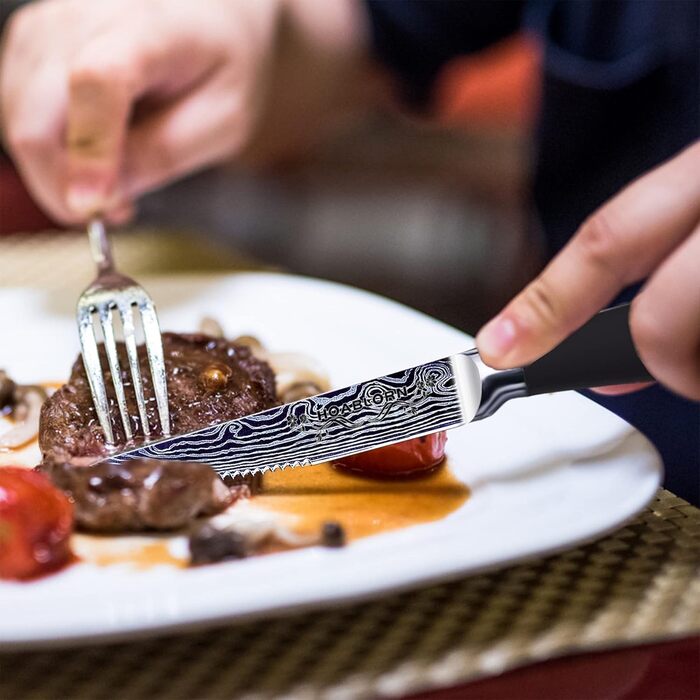 Набір кухонних ножів Hoablorn з бруском 15 предметів. Брусок з акації, міцний магнітний тримач. Ідеальний подарунок на новосілля та весілля (сріблястий)