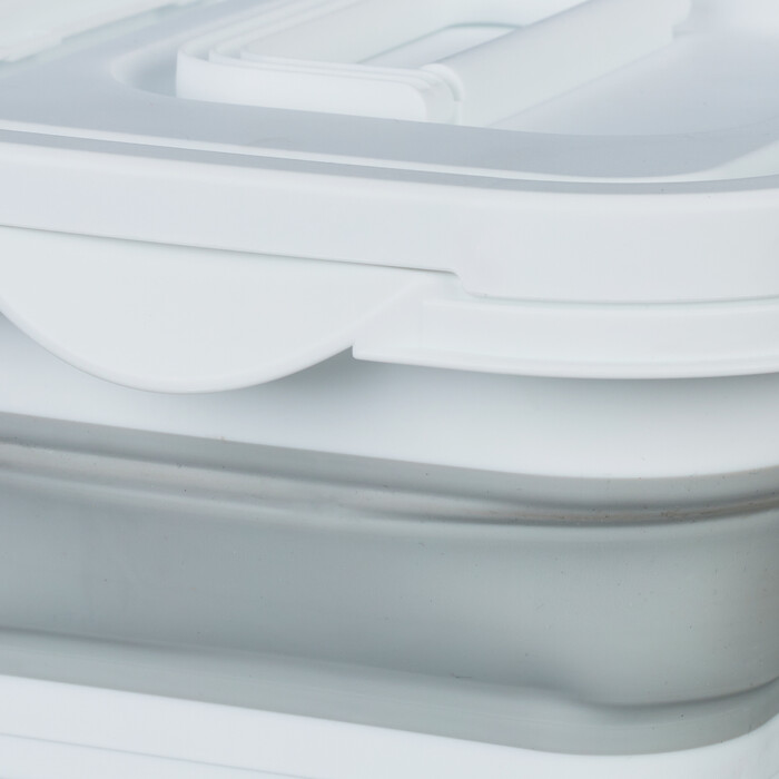 Collapsible Storage Basket with Lid