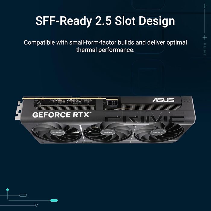 Ігрова відеокарта ASUS Prime GeForce RTX 5060 Ti OC Edition 16GB GDDR7, чорна