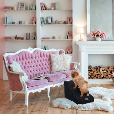 Relaxdays Pet Staircase with 3 Steps