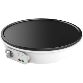 Млинниця Cecotec Crepe Fun CrepeStone Twin 1200 Вт, антипригарна екологічна кам'яна поверхня, двостороння пластина для приготування млинців або 4 панкейків