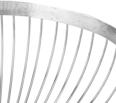 Ніжний Фруктовий Кошик з Нержавіючої Сталі, 20 см - Сучасний Дизайн для Фруктів, Овочів та Хліба