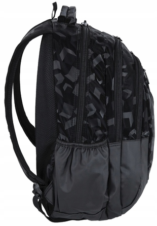 Шкільний багатокамерний рюкзак CoolPack, чорний, 28 л