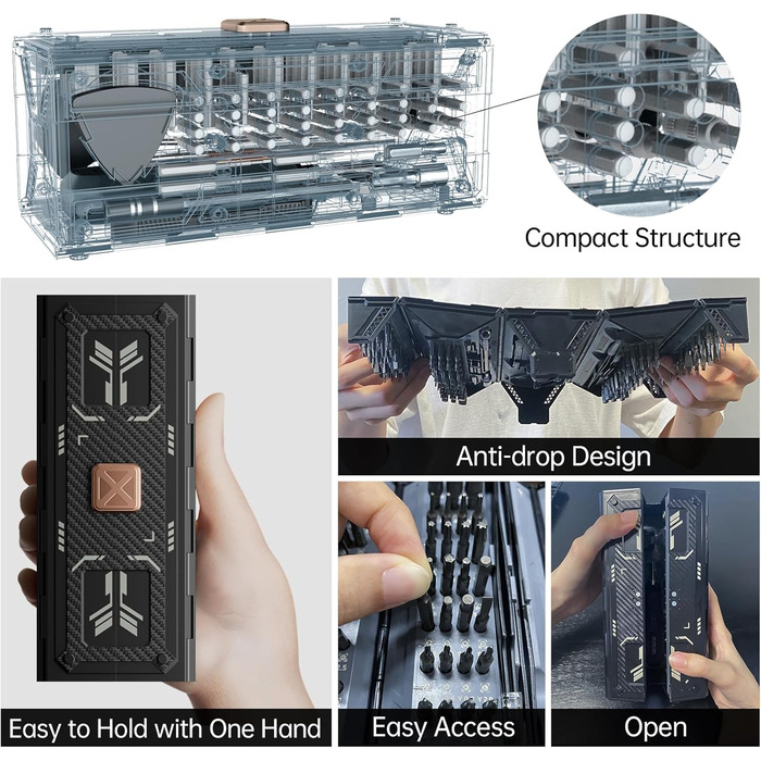 Електрична викрутка JAKEMY 180 в 1 з 3 режимами, набір для дрібної механіки, моделювання, ремонту ноутбуків, телефонів, годинників, окулярів. Моделі Fo167, Fo169