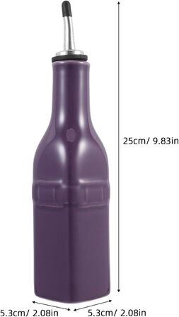 3 Ceramic Oil Can Oil Sprayer for Cooking Pour Spout Olive Oil Bottle Essential Oils for Diffusers for Home Bottles Olive Oil Spray Olive Oil Dispenser Rapeseed Oil Oils Violet