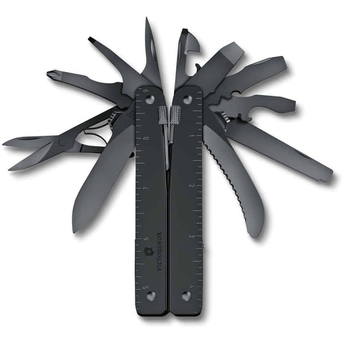 Мультитул Victorinox Swiss Tool Spirit MXBS з нейлоновою сумкою, чорний (26 функцій)
