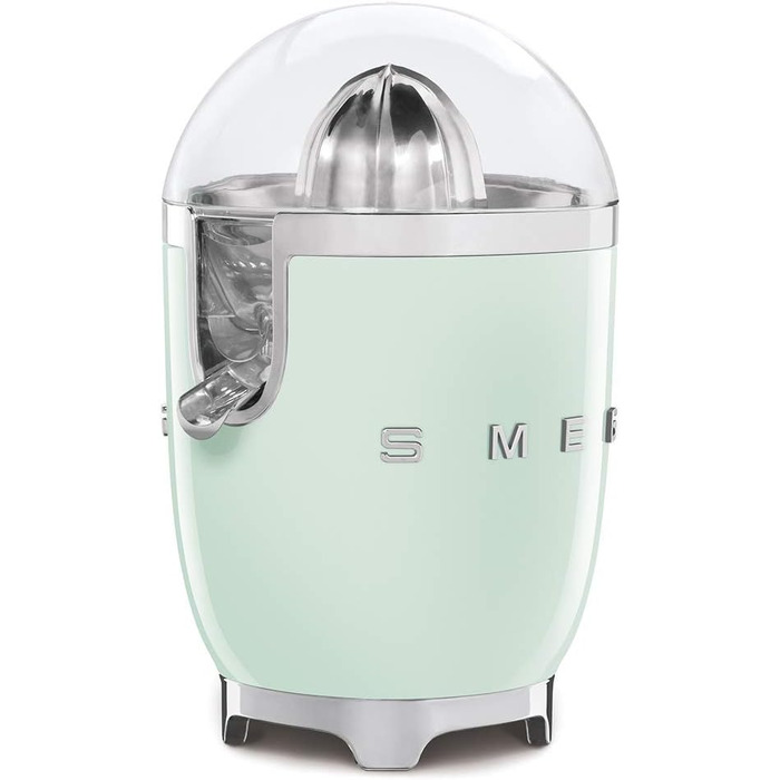 Електрична соковижималка для цитрусових Smeg CJF01PGEU, 70 Вт, пастельно-зелена