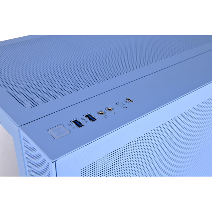 Корпус для ПК Thermaltake View 380 TG ARGB Mid Tower, 25 Years Hydrangea Blue Limited Edition, блакитний