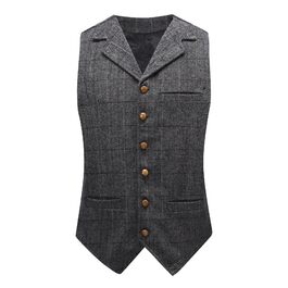 Вільна жилетка для чоловіків у стилі 