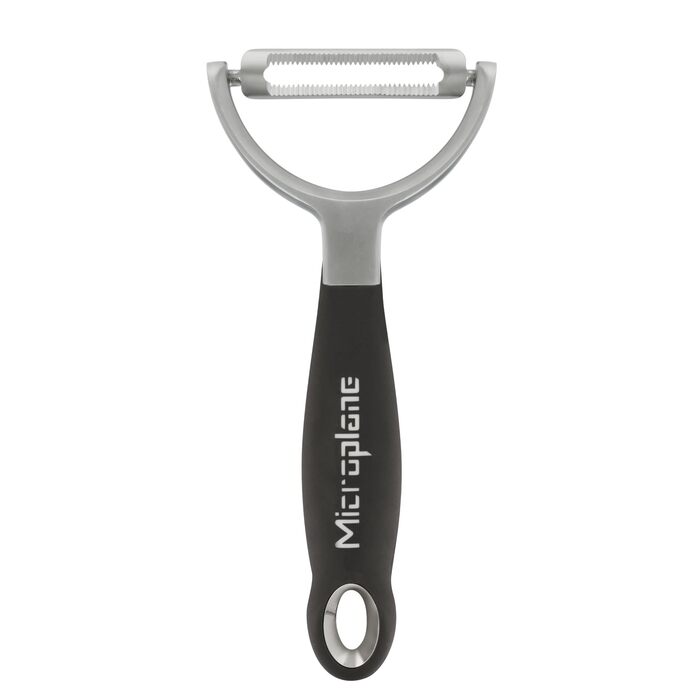 Овочечистка Microplane Profi Y - пряма сталева, для фруктів та овочів | Преміум якість